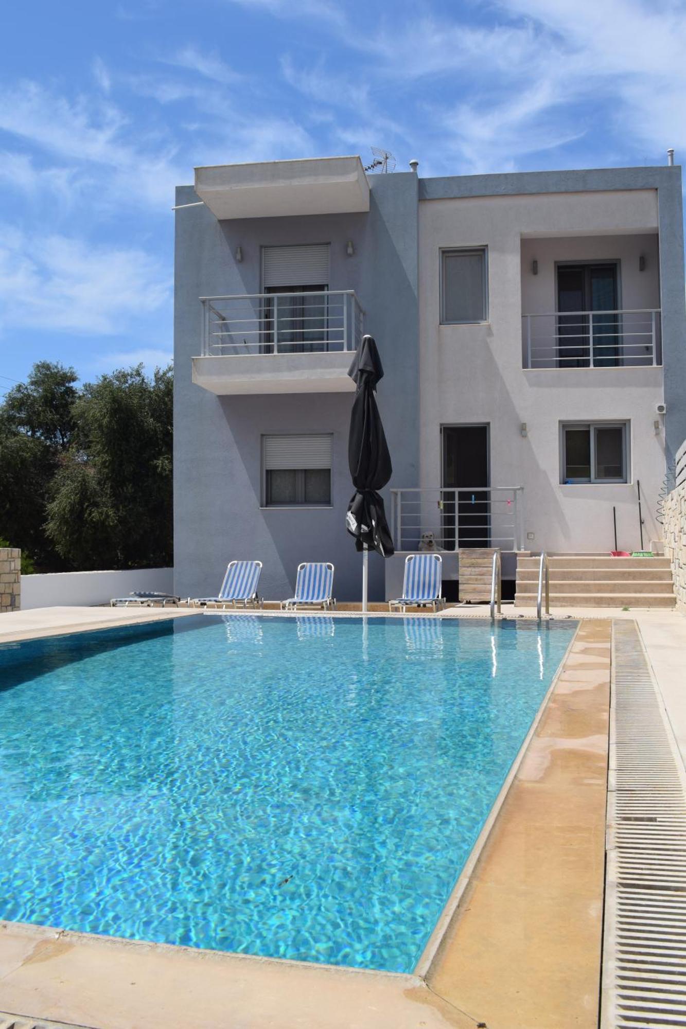 Aquarock Villa With Private Pool Prassas Экстерьер фото