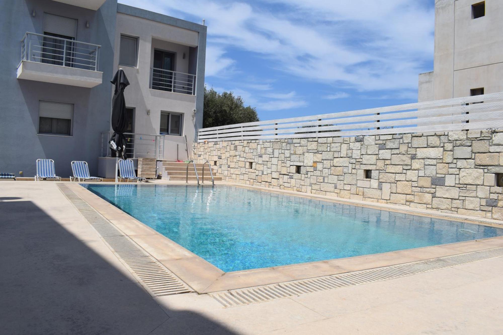 Aquarock Villa With Private Pool Prassas Экстерьер фото
