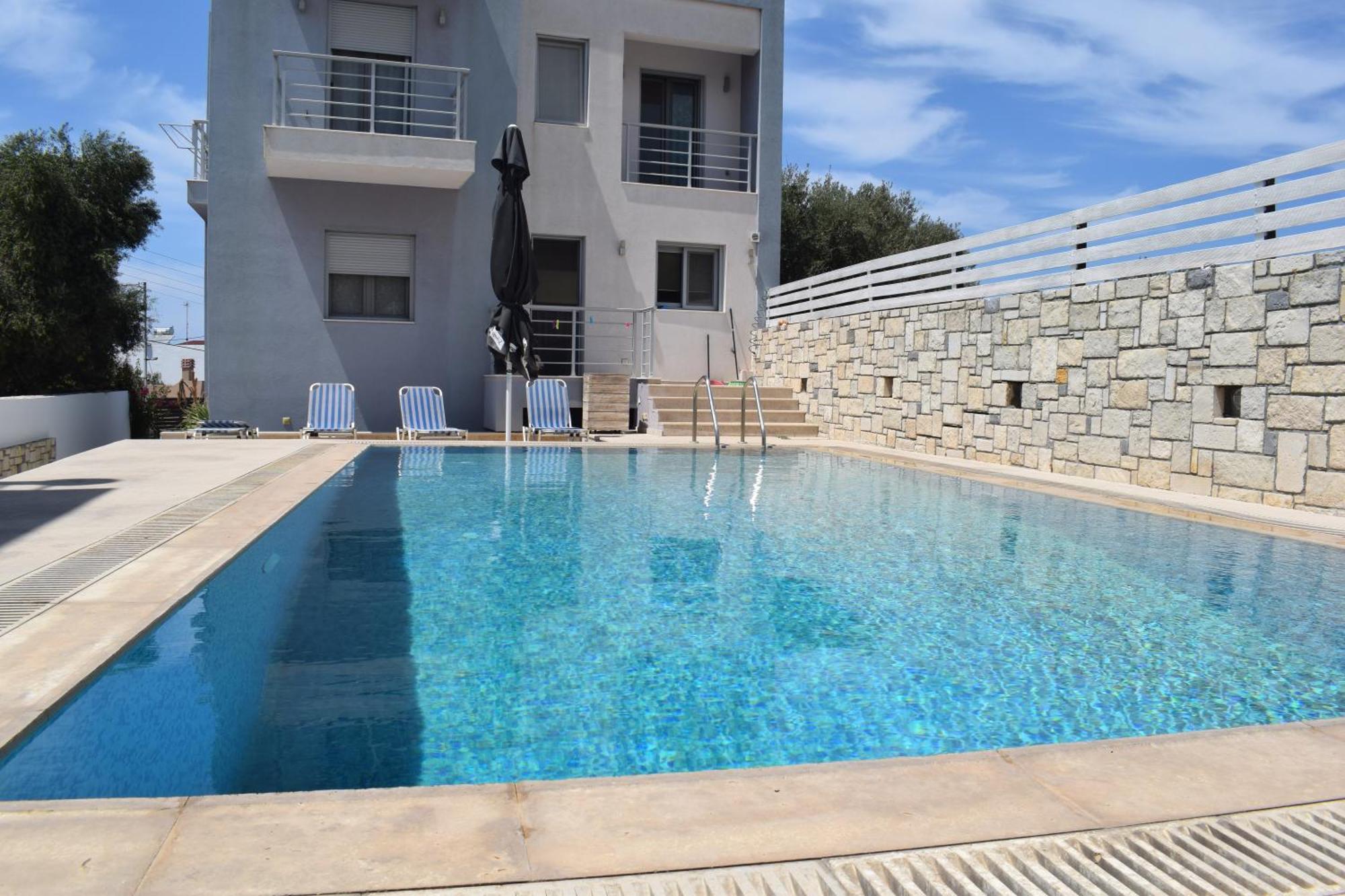 Aquarock Villa With Private Pool Prassas Экстерьер фото