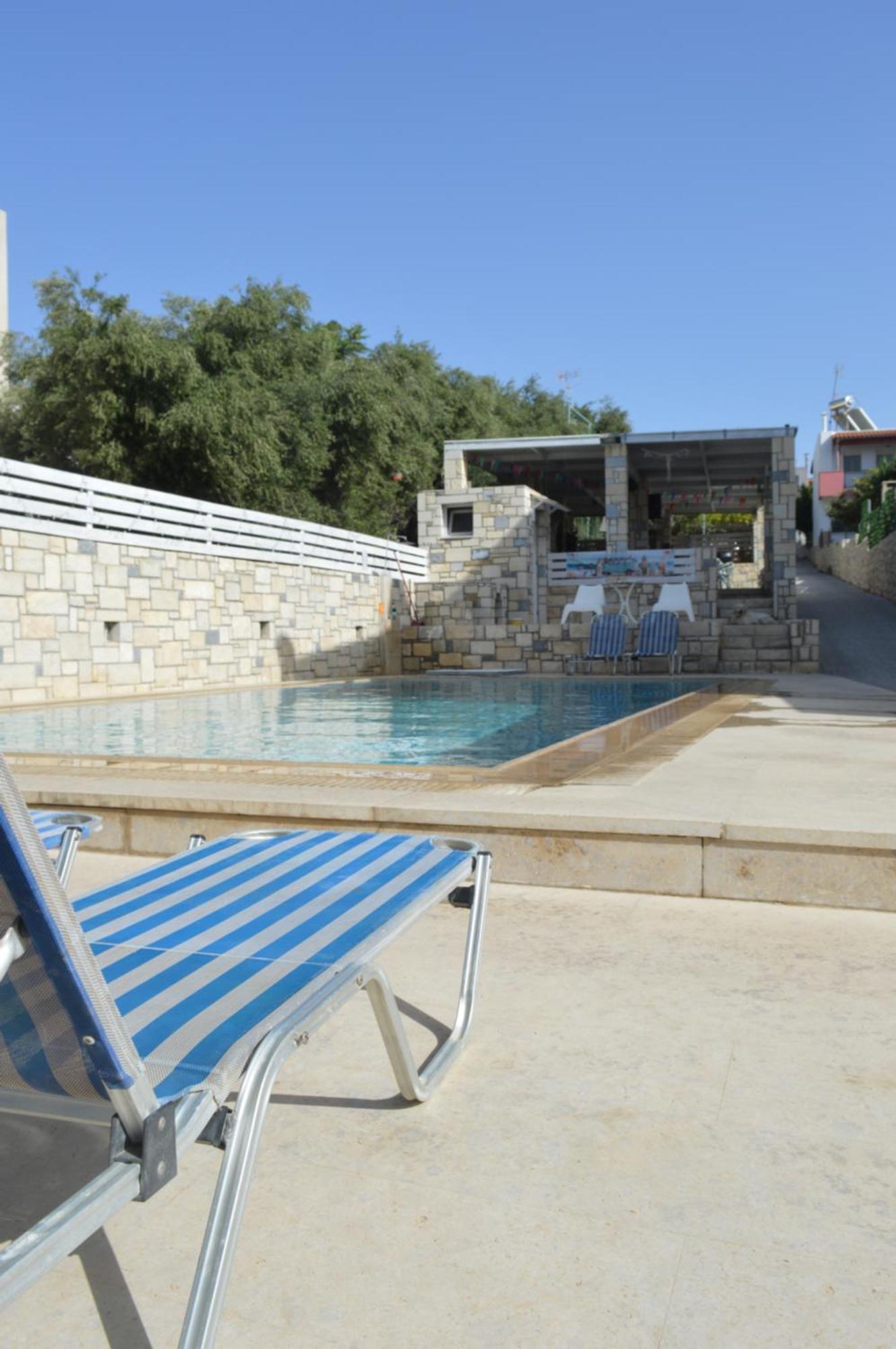 Aquarock Villa With Private Pool Prassas Экстерьер фото