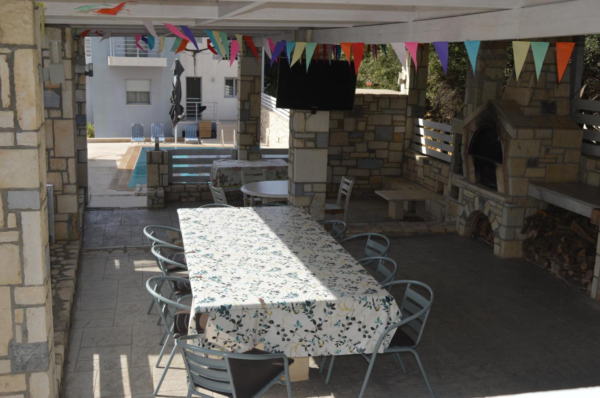 Aquarock Villa With Private Pool Prassas Экстерьер фото
